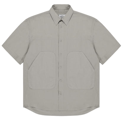 Kappy Cotton Snap Half Shirt Light Gray - The Sporting Lodge