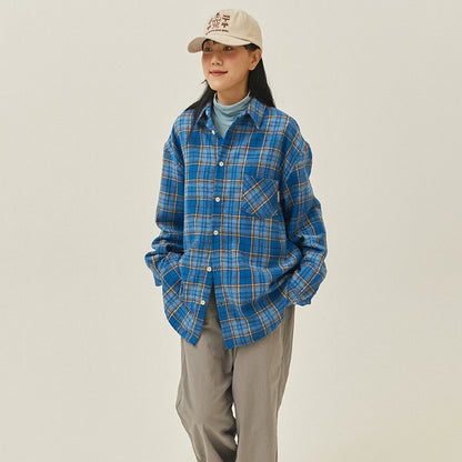 Kappy Country Check Shirt Blue
