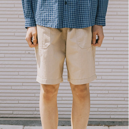 Kappy Fatigue CN Half Pants Beige - The Sporting Lodge