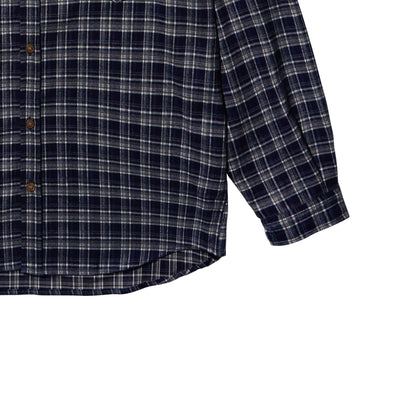 Kappy Flannel Check Shirt Navy