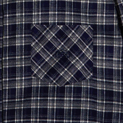 Kappy Flannel Check Shirt Navy