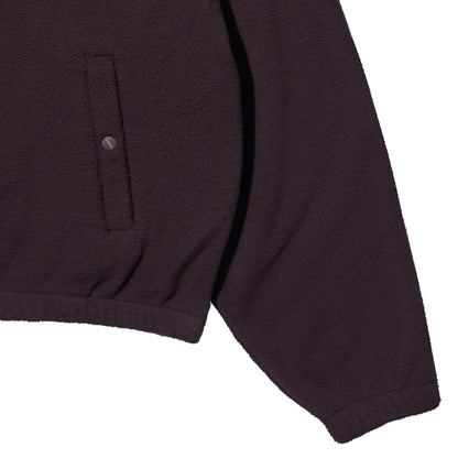Kappy Fleece Bomber Jacket Brown