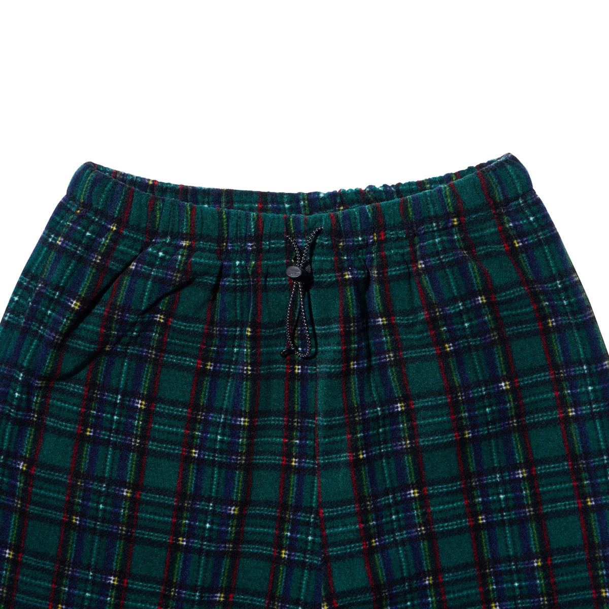 Kappy Fleece Check String Pants Green