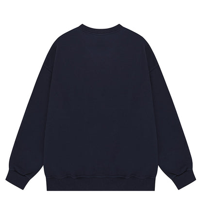 Kappy Kappy Bear Fluff Sweat Shirt Navy