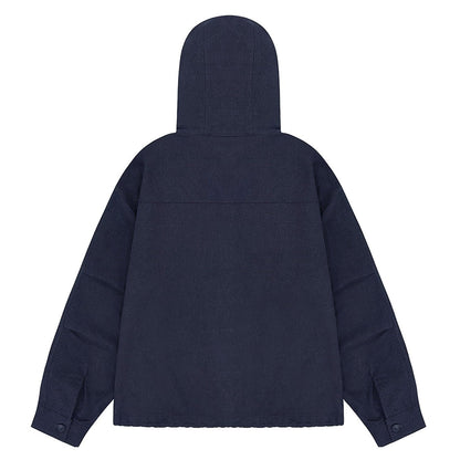 Kappy 
Kation Cotton Hoodie Jacket
 Navy - The Sporting Lodge