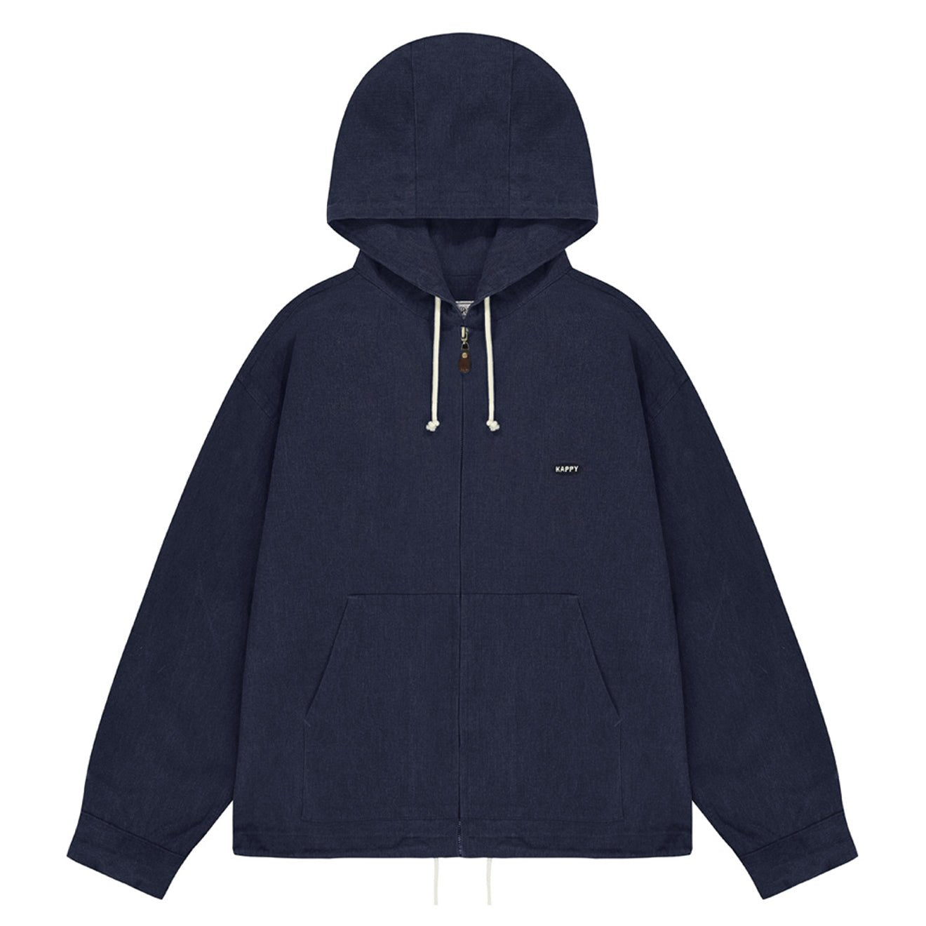Kappy 
Kation Cotton Hoodie Jacket
 Navy - The Sporting Lodge
