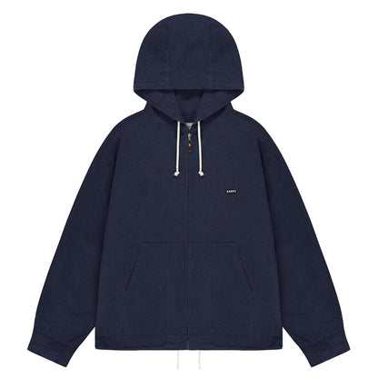 Kappy 
Kation Cotton Hoodie Jacket
 Navy - The Sporting Lodge