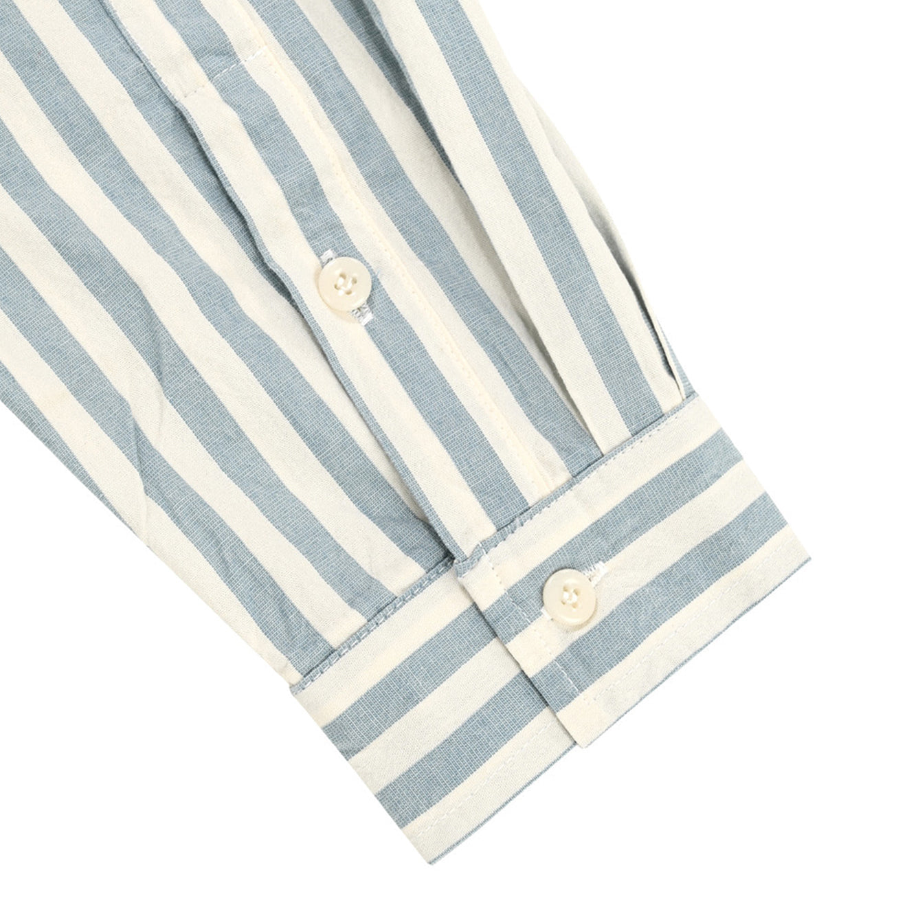 Kappy Melange Stripe Shirt Sky Blue - The Sporting Lodge
