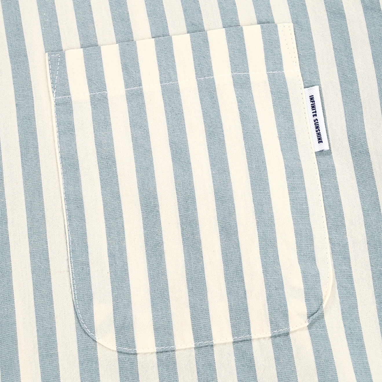 Kappy Melange Stripe Shirt Sky Blue - The Sporting Lodge