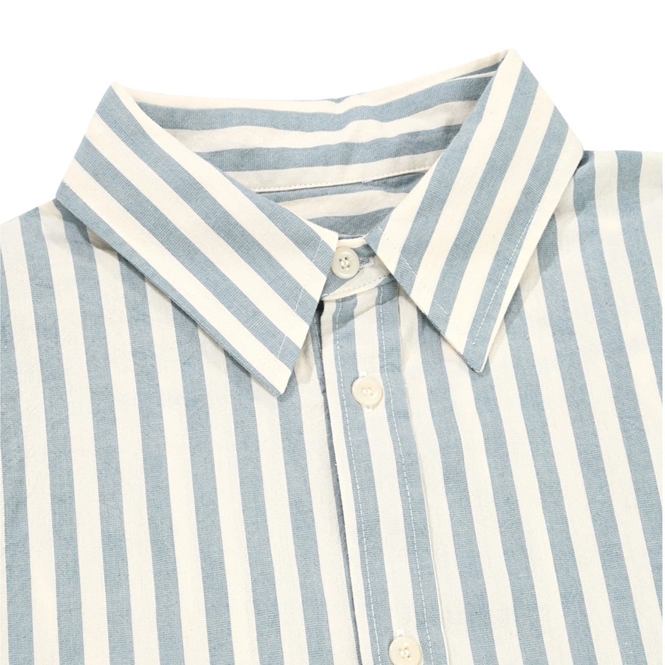 Kappy Melange Stripe Shirt Sky Blue - The Sporting Lodge