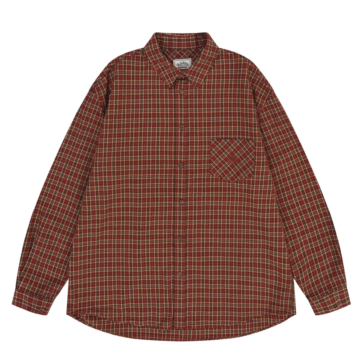 Kappy Nomad Plaid Shirt Red