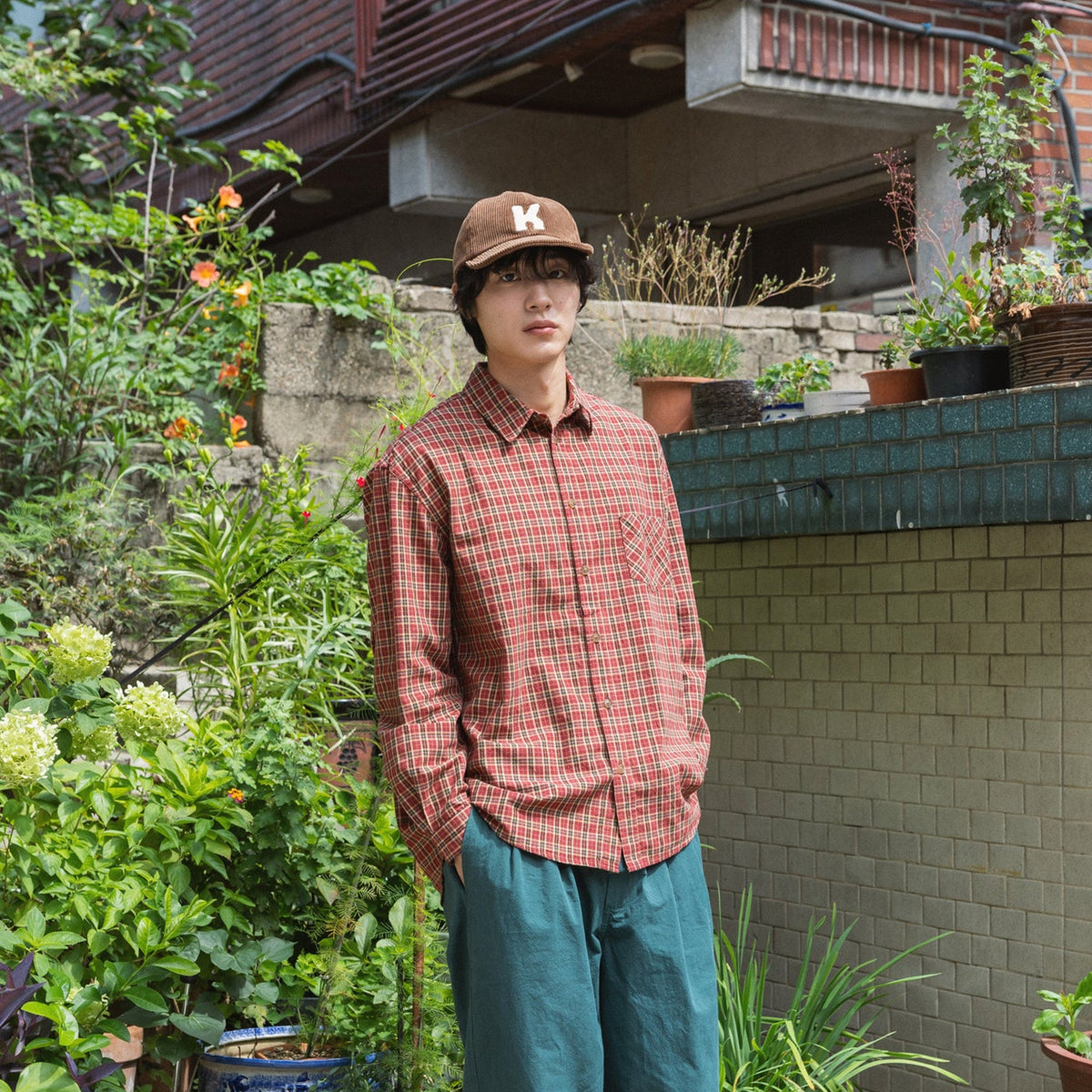 Kappy Nomad Plaid Shirt Red