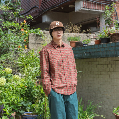 Kappy Nomad Plaid Shirt Red