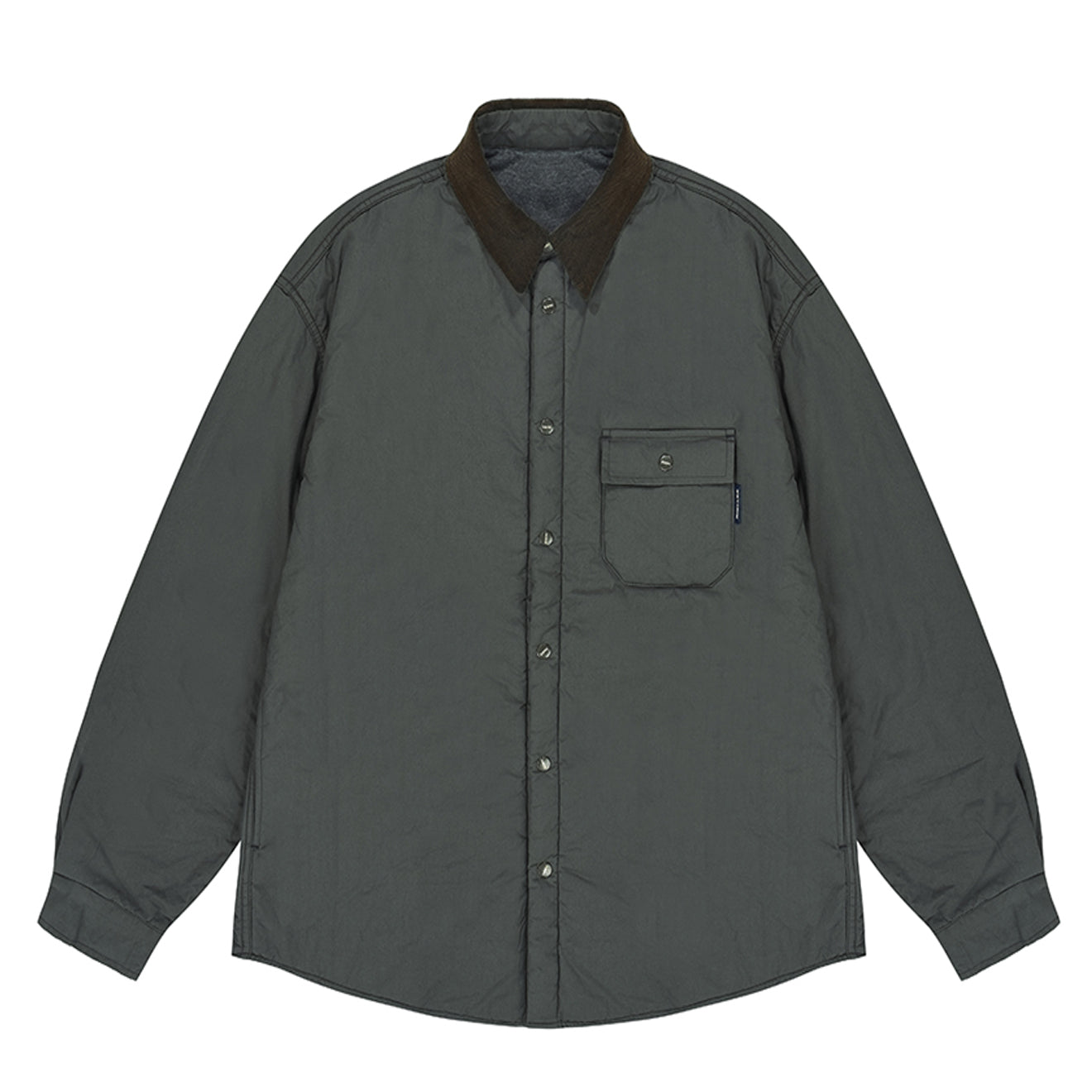 Kappy Padding Shirt Jacket Deep Lake