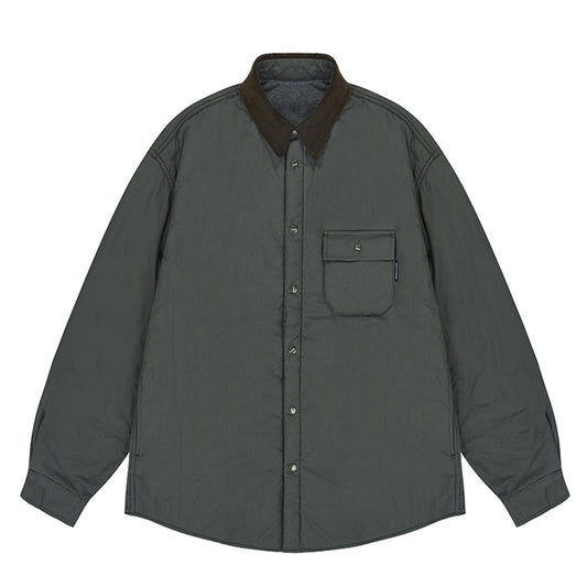 Kappy Padding Shirt Jacket Deep Lake
