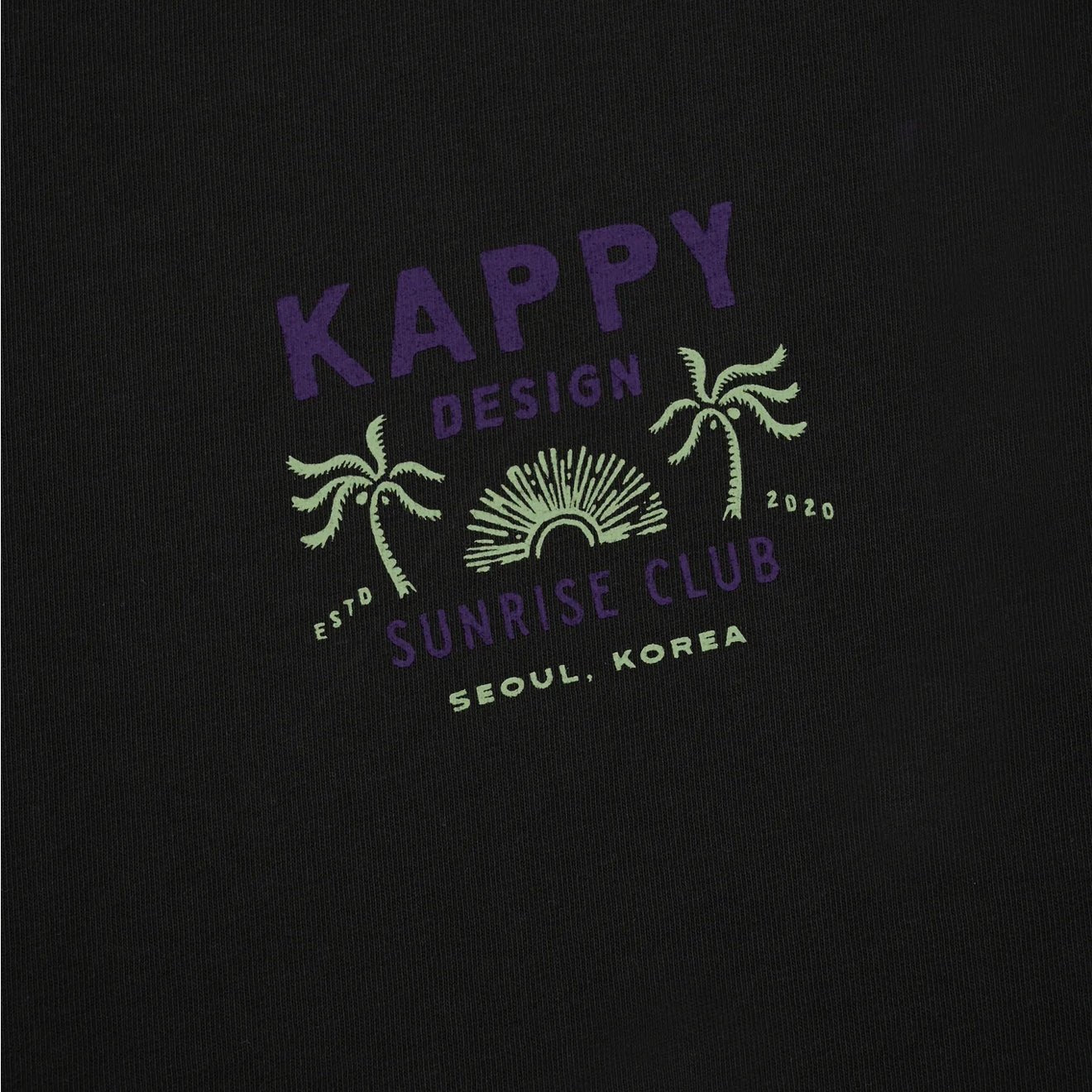 Kappy Palm Coast Half T-Shirt Charcoal - The Sporting Lodge