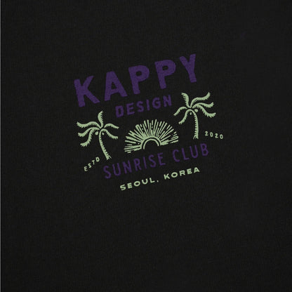Kappy Palm Coast Half T-Shirt Charcoal - The Sporting Lodge