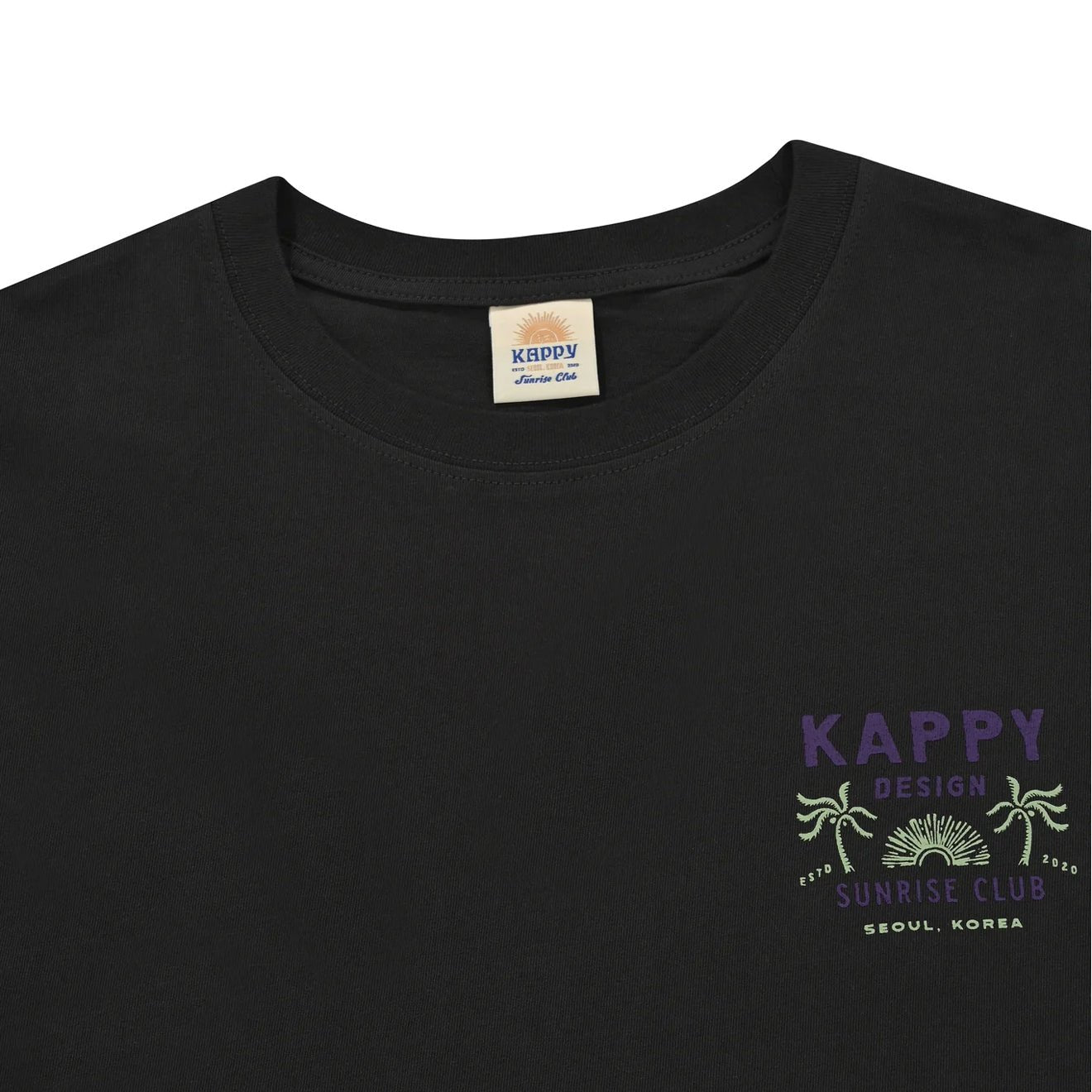 Kappy Palm Coast Half T-Shirt Charcoal - The Sporting Lodge