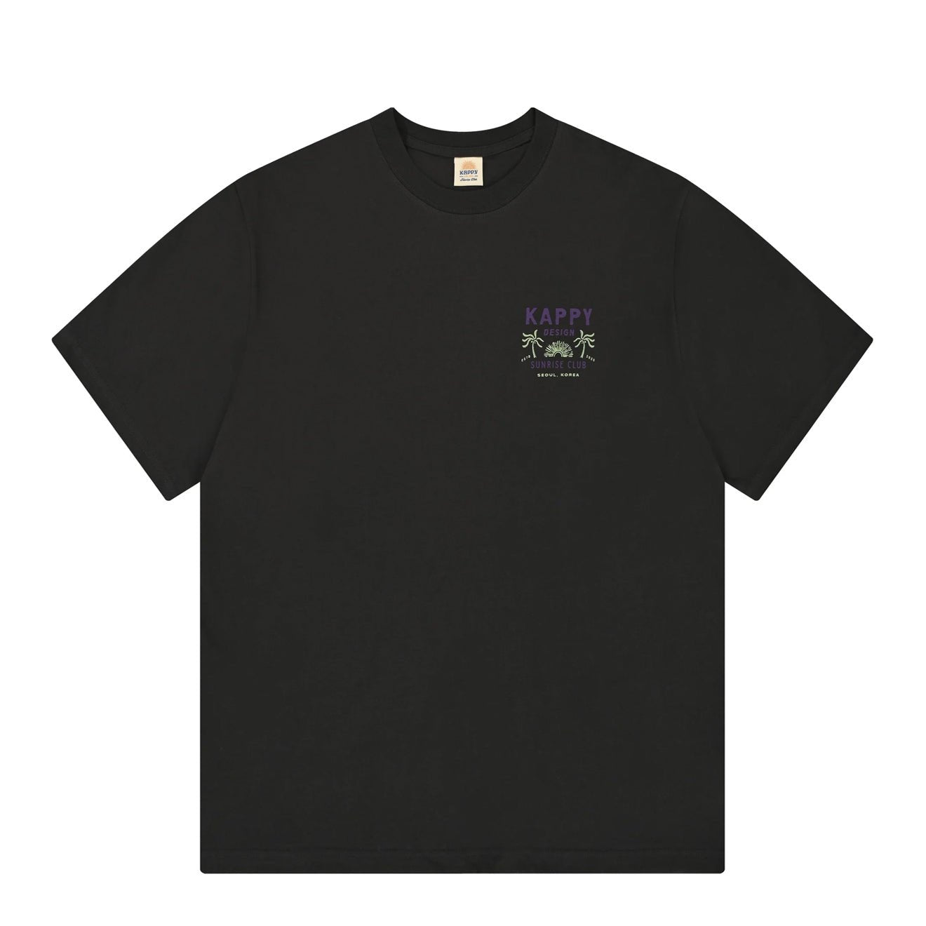 Kappy Palm Coast Half T-Shirt Charcoal - The Sporting Lodge