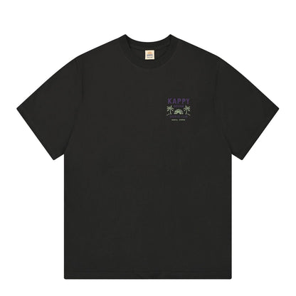 Kappy Palm Coast Half T-Shirt Charcoal - The Sporting Lodge