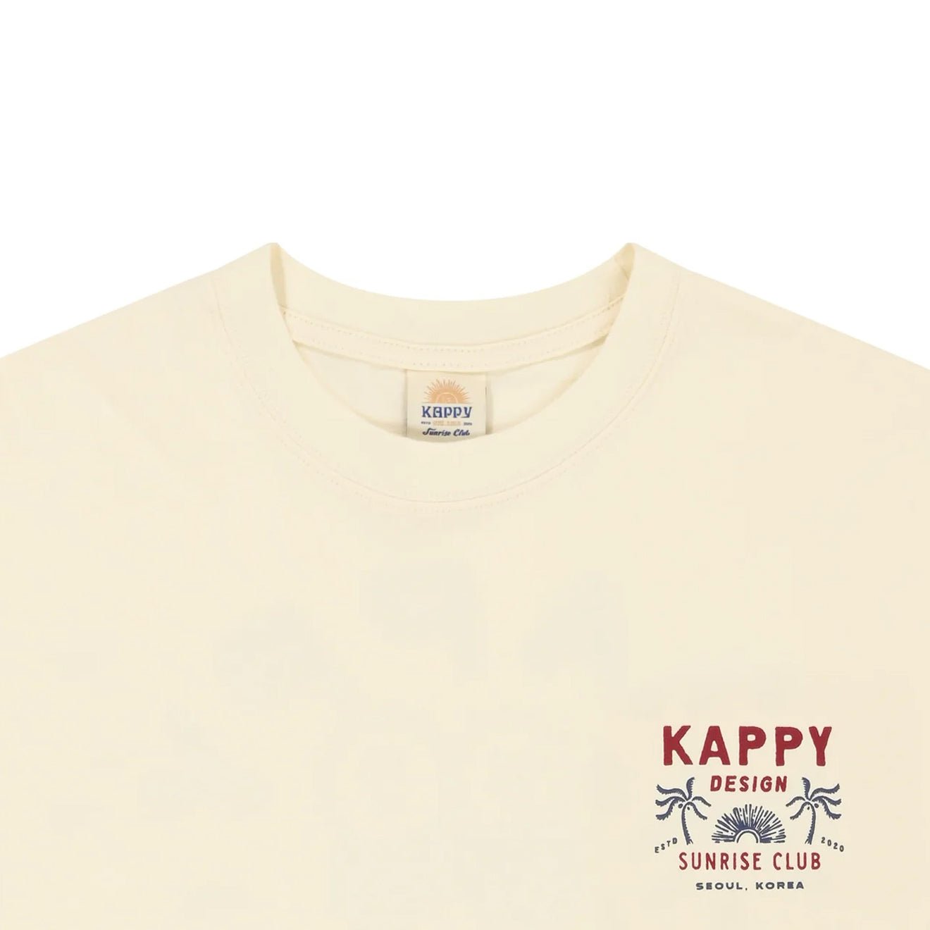 Kappy Palm Coast Half T-Shirt Cream - The Sporting Lodge
