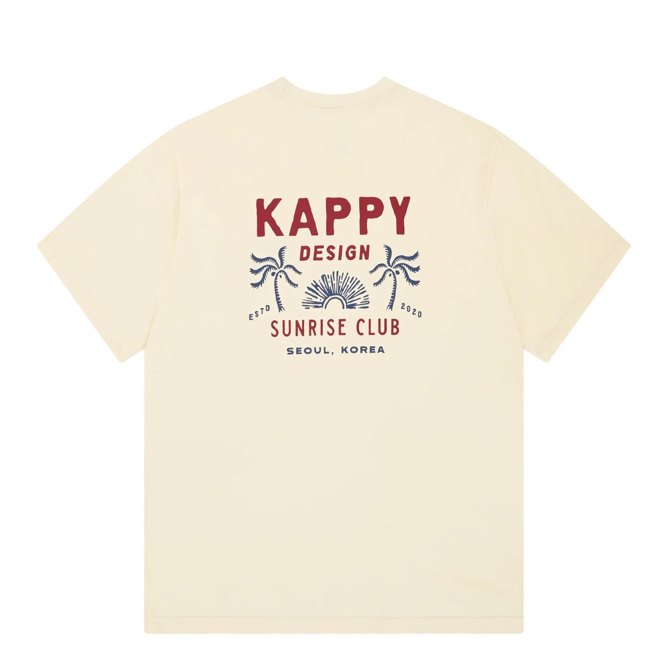 Kappy Palm Coast Half T-Shirt Cream - The Sporting Lodge