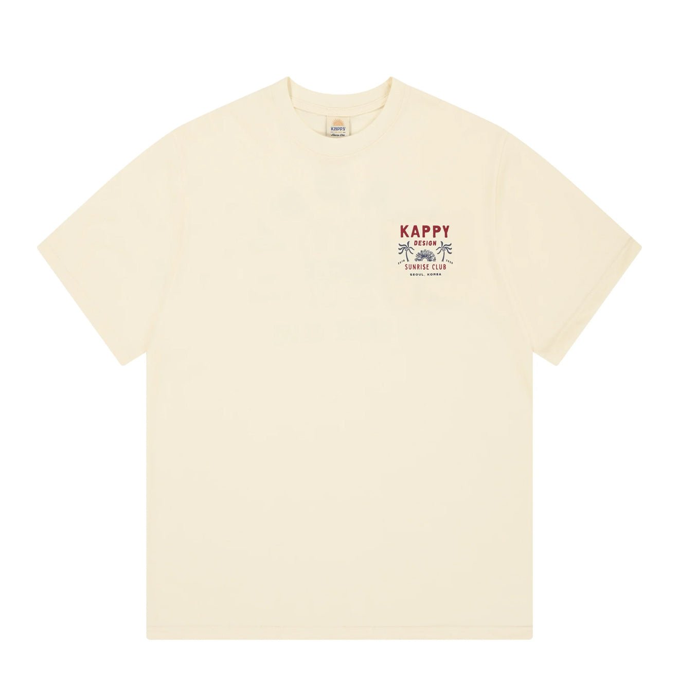 Kappy Palm Coast Half T-Shirt Cream - The Sporting Lodge
