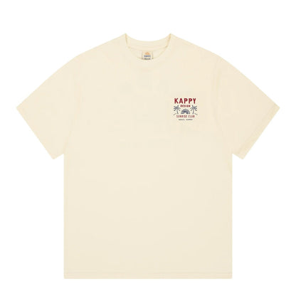 Kappy Palm Coast Half T-Shirt Cream - The Sporting Lodge