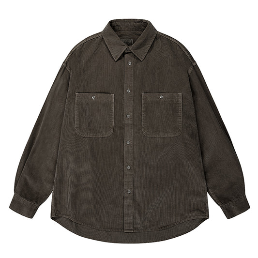 Kappy Pigment Corduroy Shirt Brown