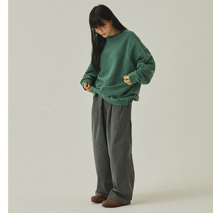 Kappy Pigment Sweat Shirt Deep Green - The Sporting Lodge