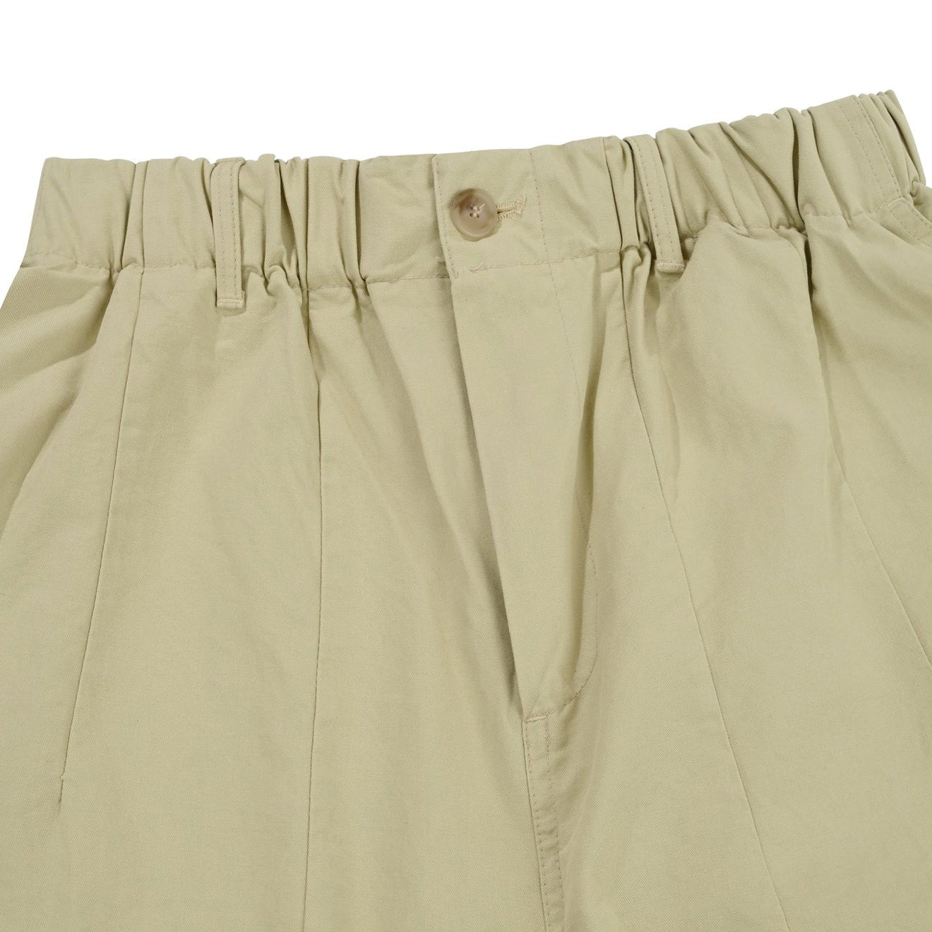 Kappy Pintuck Wide Chino Pants Beige - The Sporting Lodge