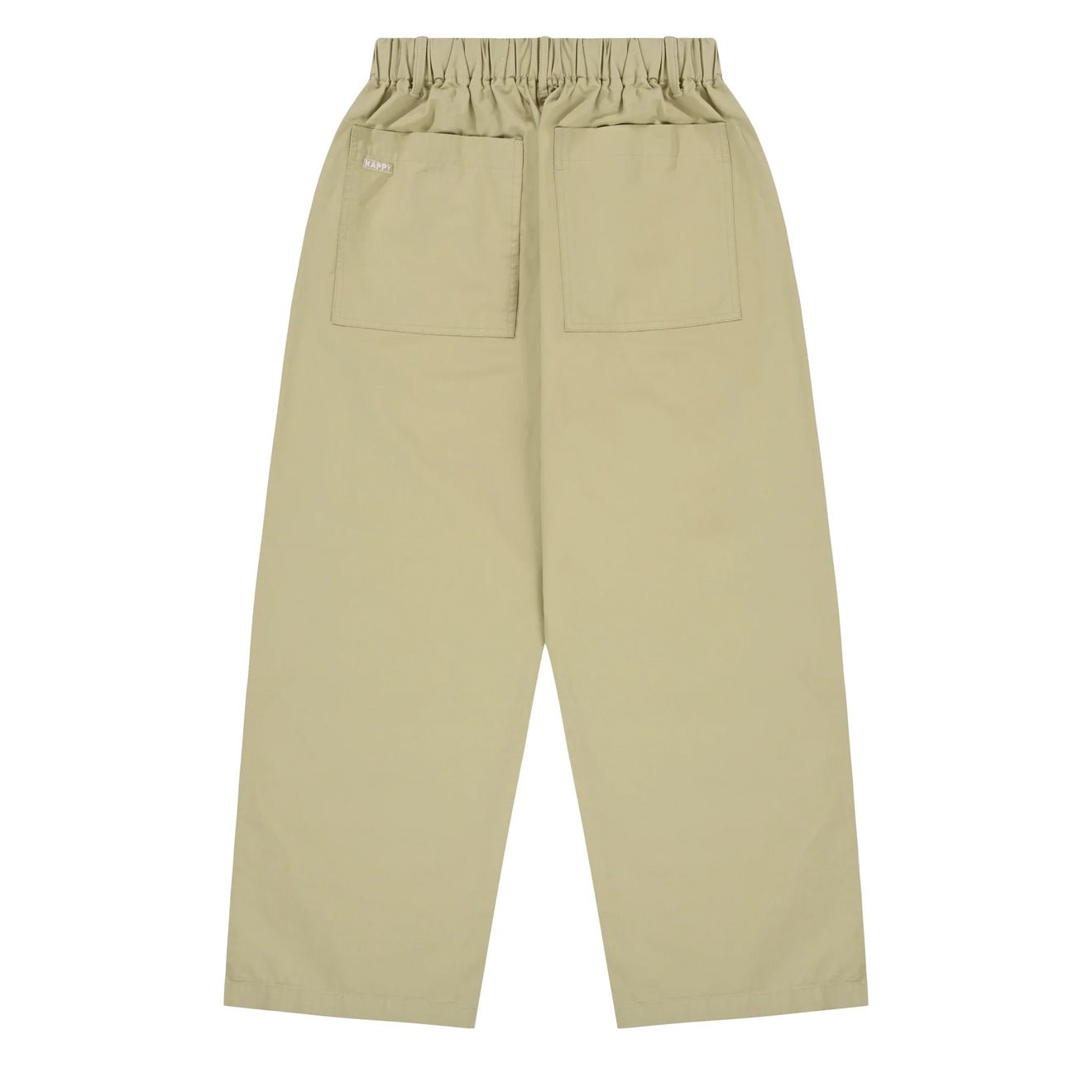 Kappy Pintuck Wide Chino Pants Beige - The Sporting Lodge