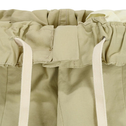 Kappy Pintuck Wide Chino Pants Beige - The Sporting Lodge