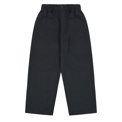 Kappy Pintuck Wide Chino Pants Navy - The Sporting Lodge