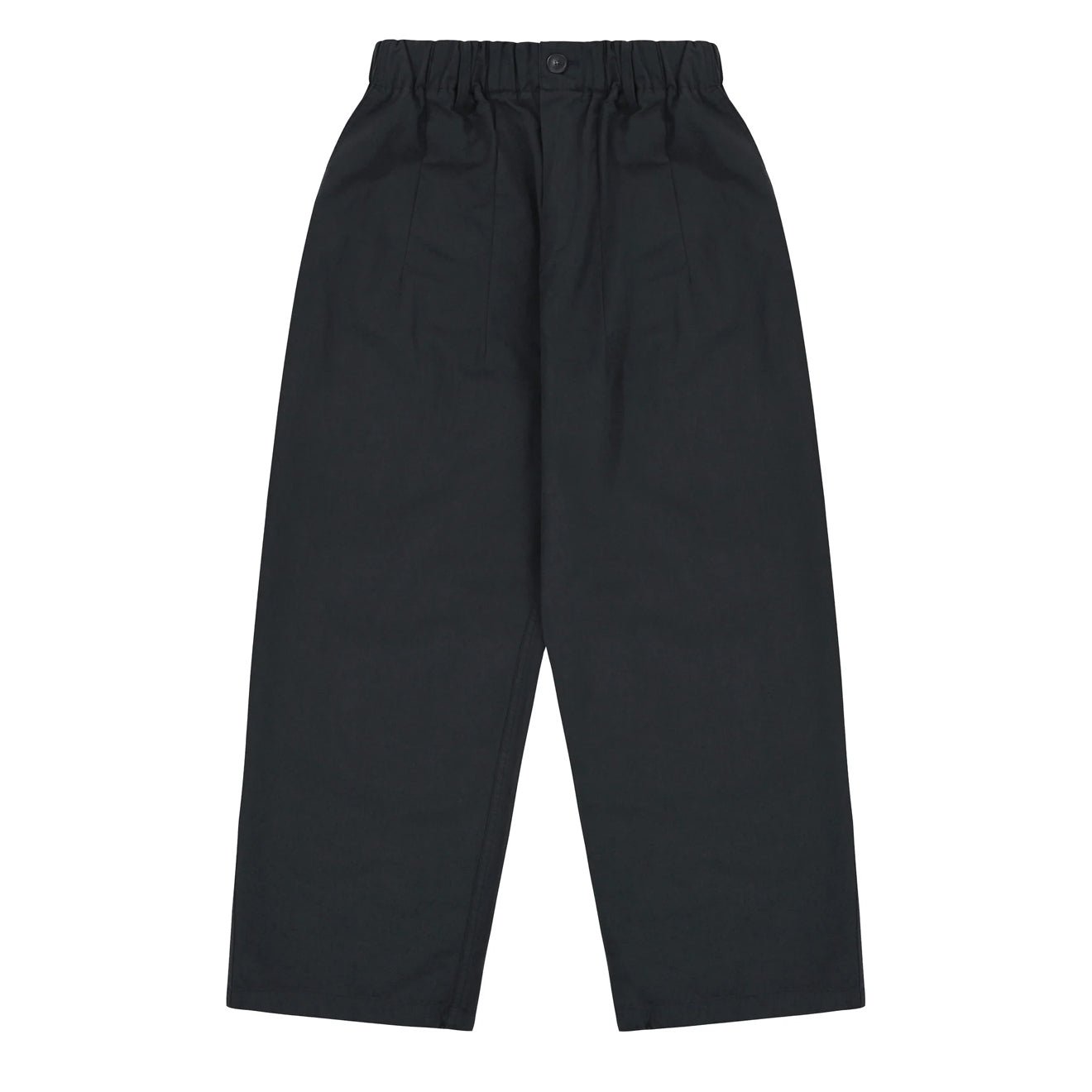Kappy Pintuck Wide Chino Pants Navy - The Sporting Lodge