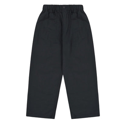 Kappy Pintuck Wide Chino Pants Navy - The Sporting Lodge