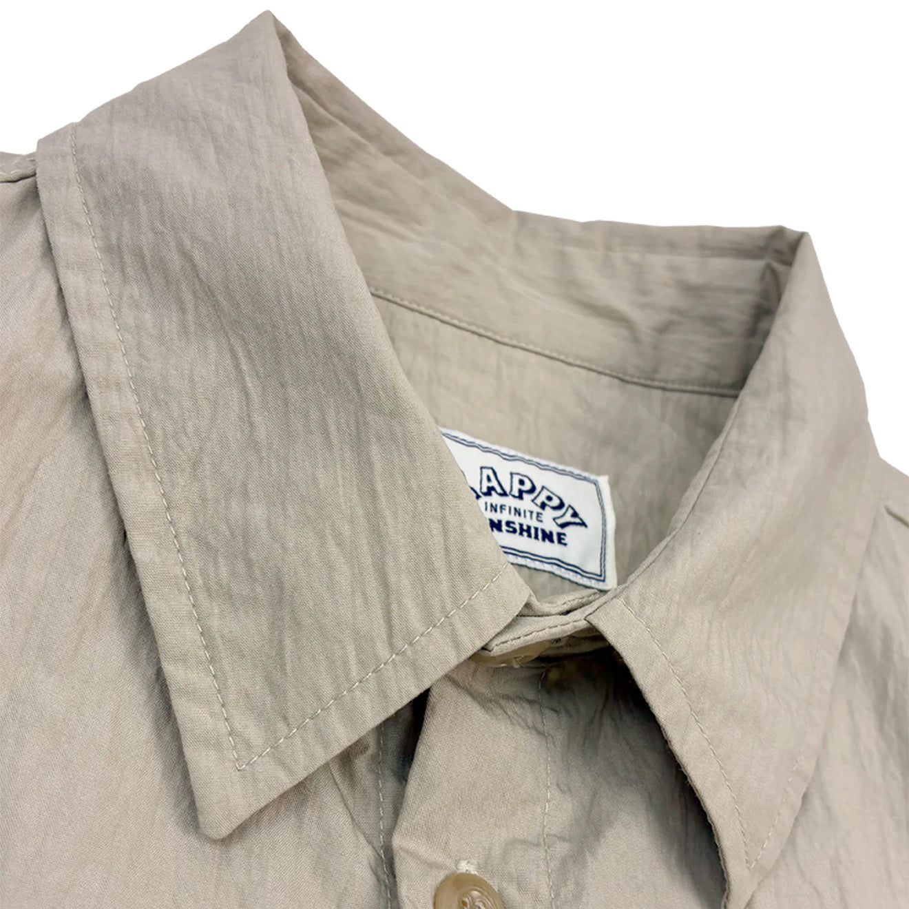 Kappy Pocket Utility Half Shirt Beige - The Sporting Lodge