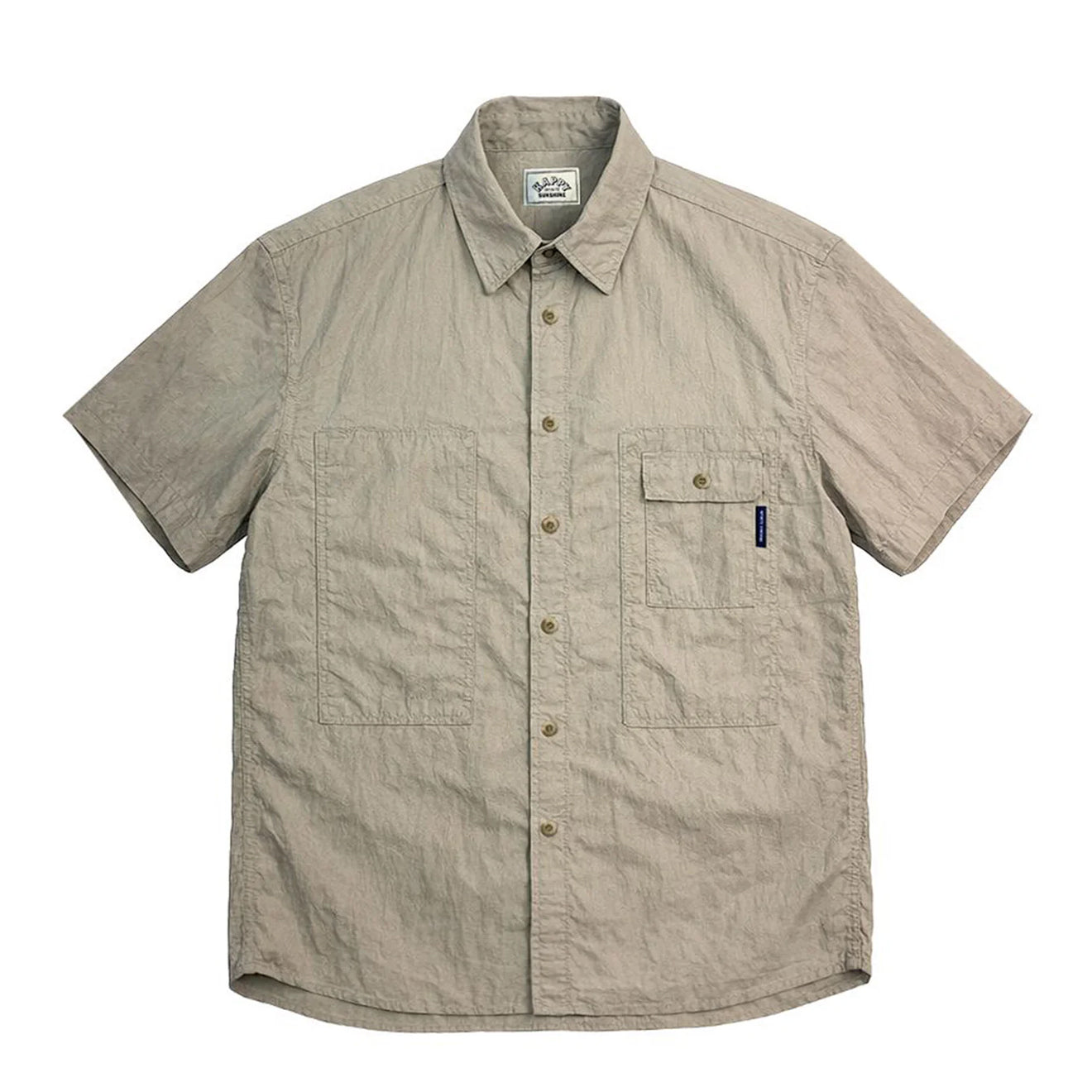 Kappy Pocket Utility Half Shirt Beige - The Sporting Lodge