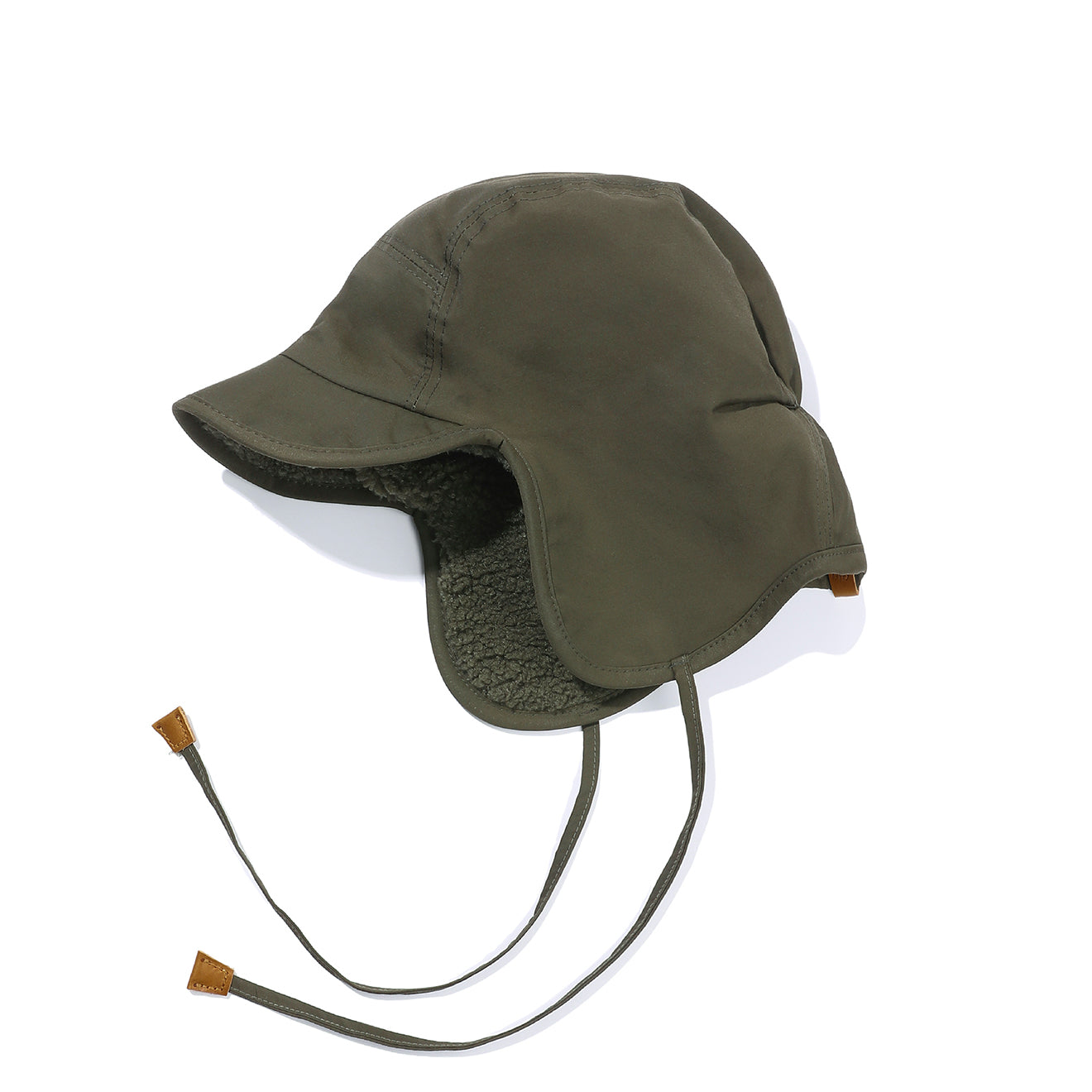Kappy Reversible Trooper Hat Khaki