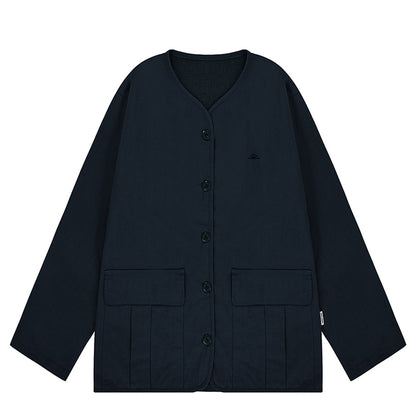 Kappy Reversible Utility Round Jacket Navy