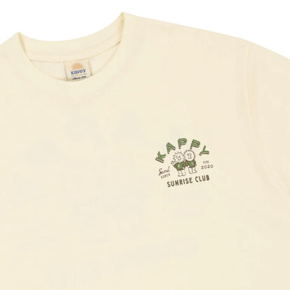 Kappy 

Sunny Mates Half T-Shirt
 Cream - The Sporting Lodge