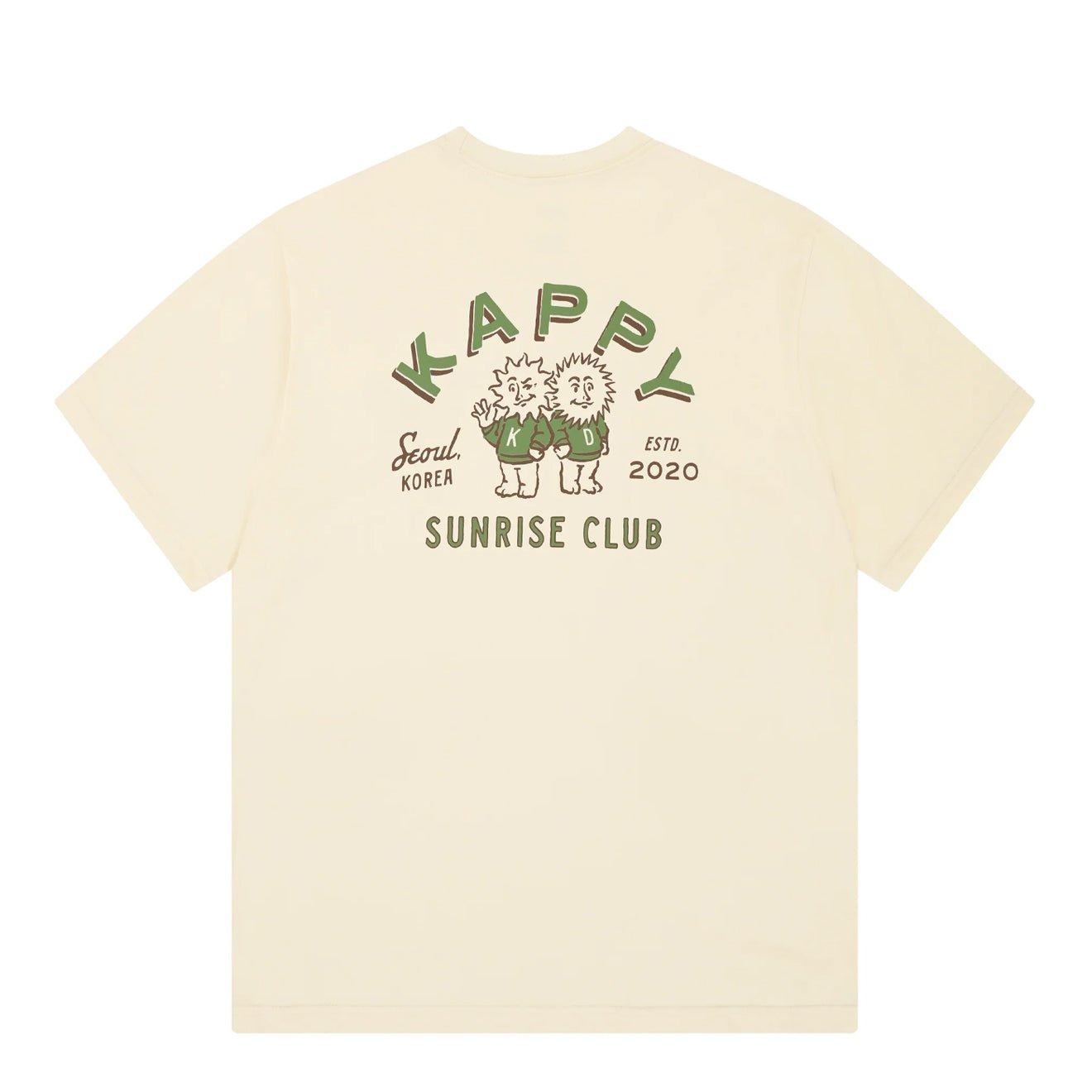 Kappy 

Sunny Mates Half T-Shirt
 Cream - The Sporting Lodge