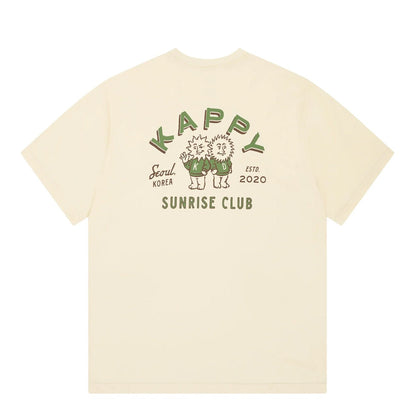 Kappy 

Sunny Mates Half T-Shirt
 Cream - The Sporting Lodge