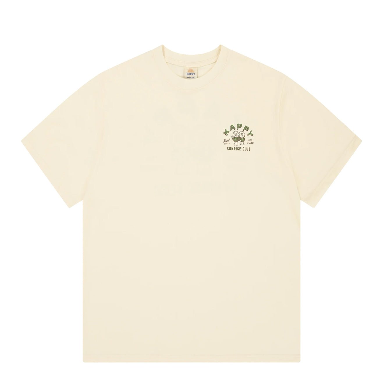 Kappy 

Sunny Mates Half T-Shirt
 Cream - The Sporting Lodge