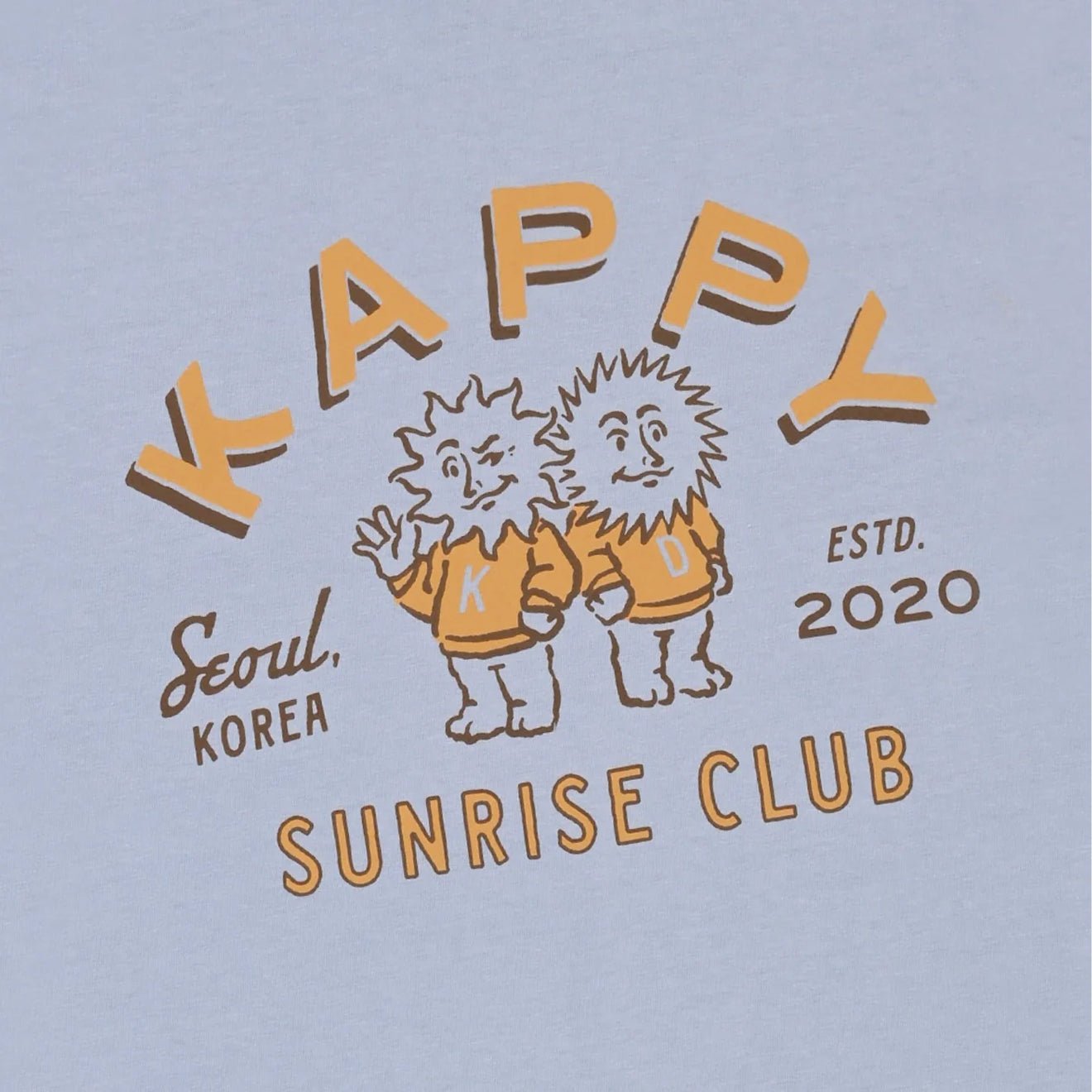 Kappy 

Sunny Mates Half T-Shirt
 Sky Blue - The Sporting Lodge