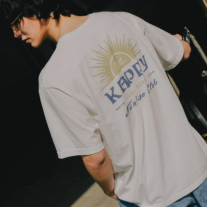Kappy Sunny Wink Half T-Shirt
 White - The Sporting Lodge