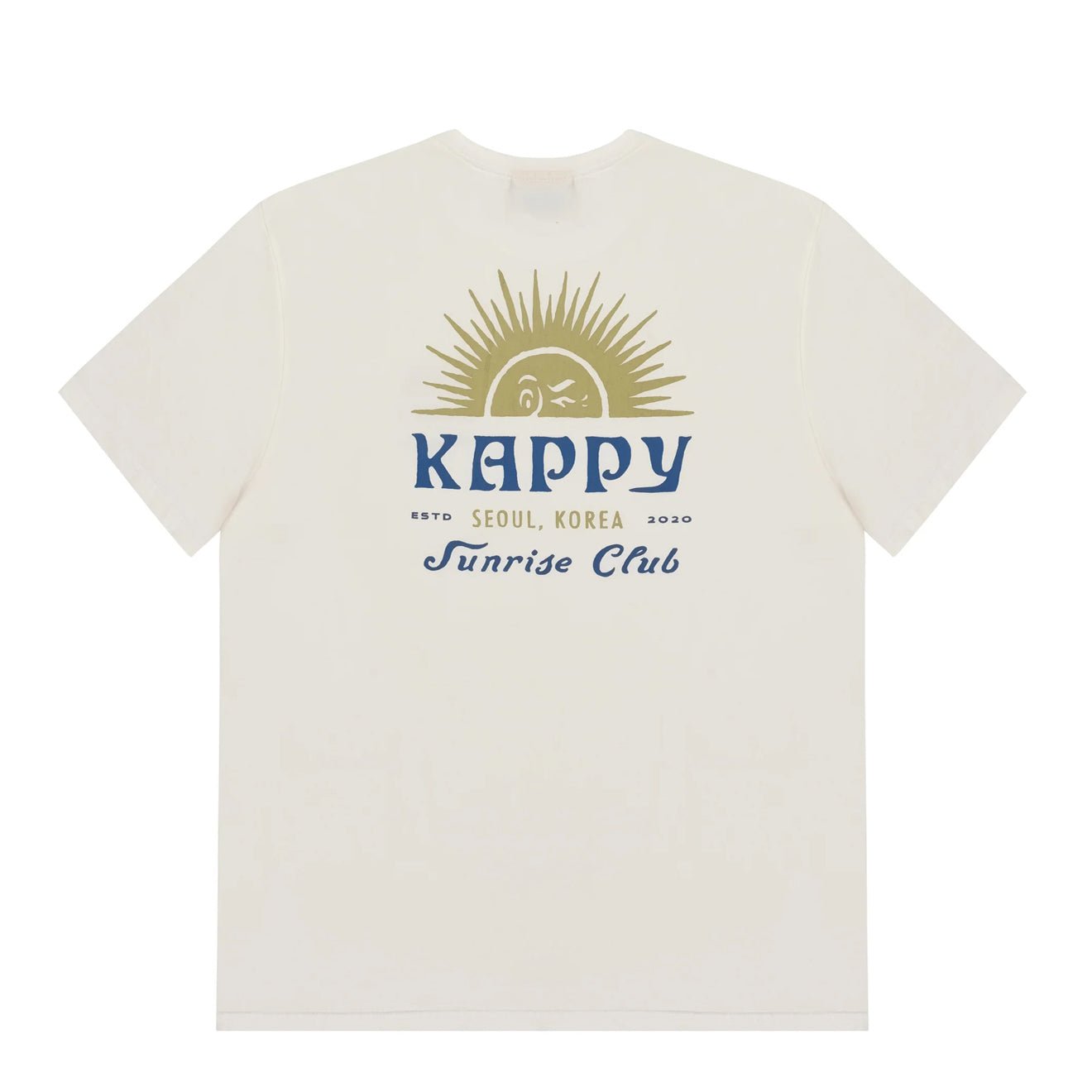 Kappy Sunny Wink Half T-Shirt
 White - The Sporting Lodge