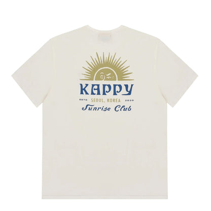 Kappy Sunny Wink Half T-Shirt
 White - The Sporting Lodge