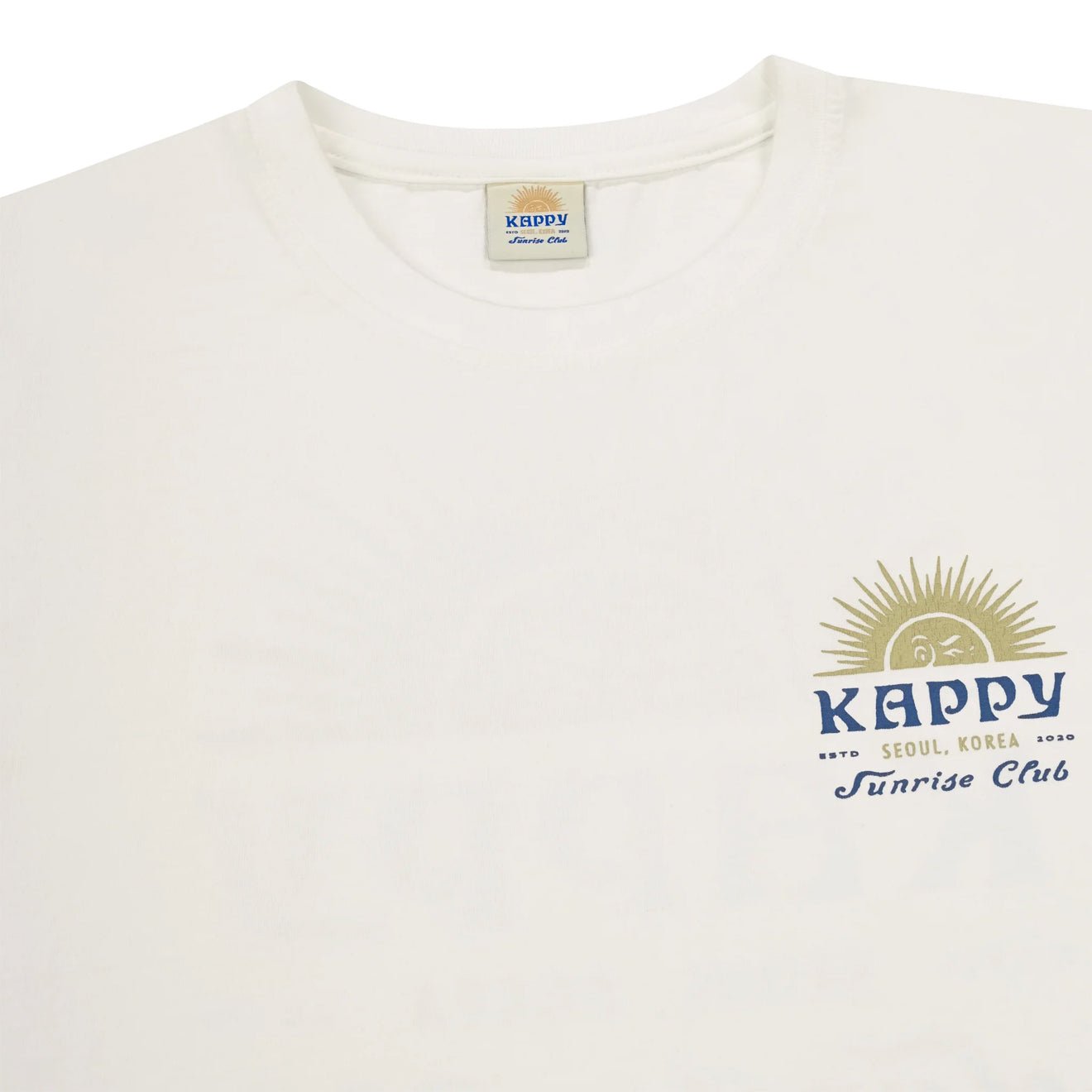Kappy Sunny Wink Half T-Shirt
 White - The Sporting Lodge