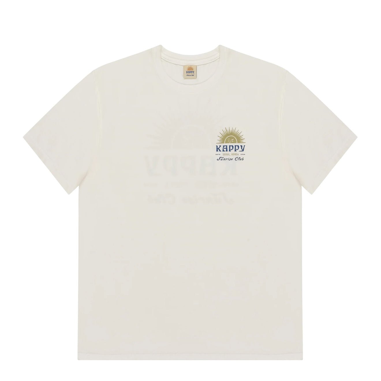 Kappy Sunny Wink Half T-Shirt
 White - The Sporting Lodge